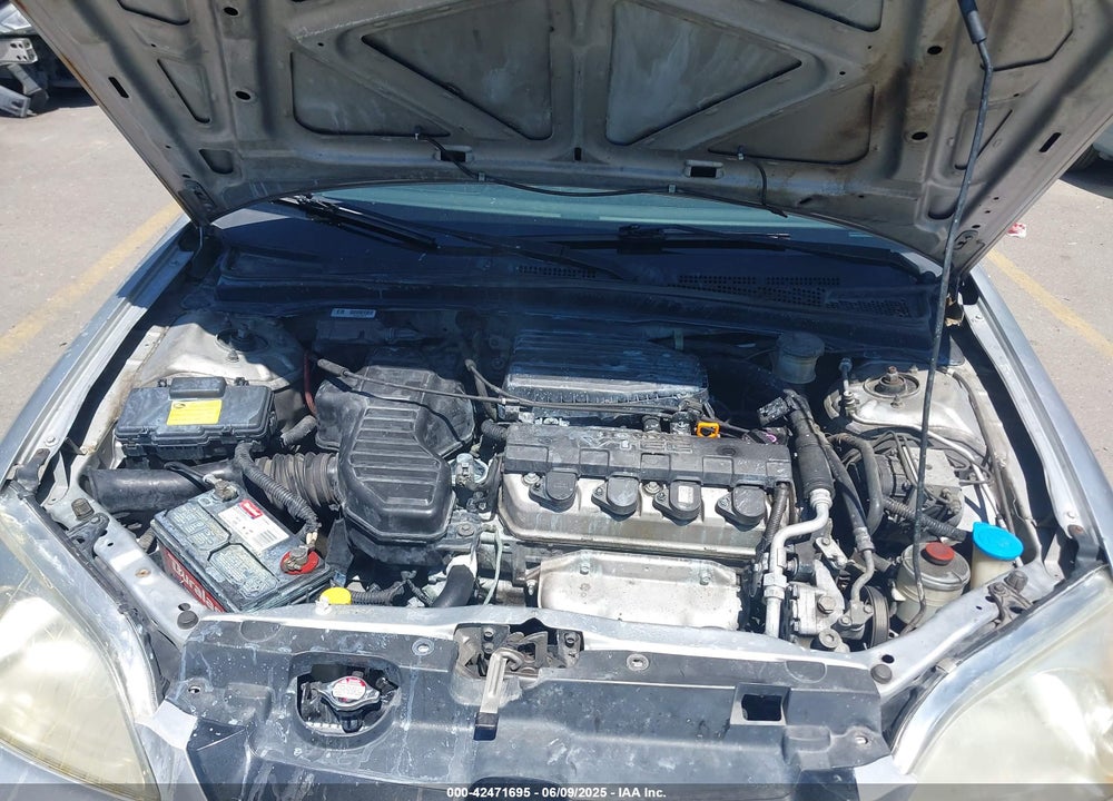 2001 HONDA CIVIC EX VIN: 1HGEM22931L082972
