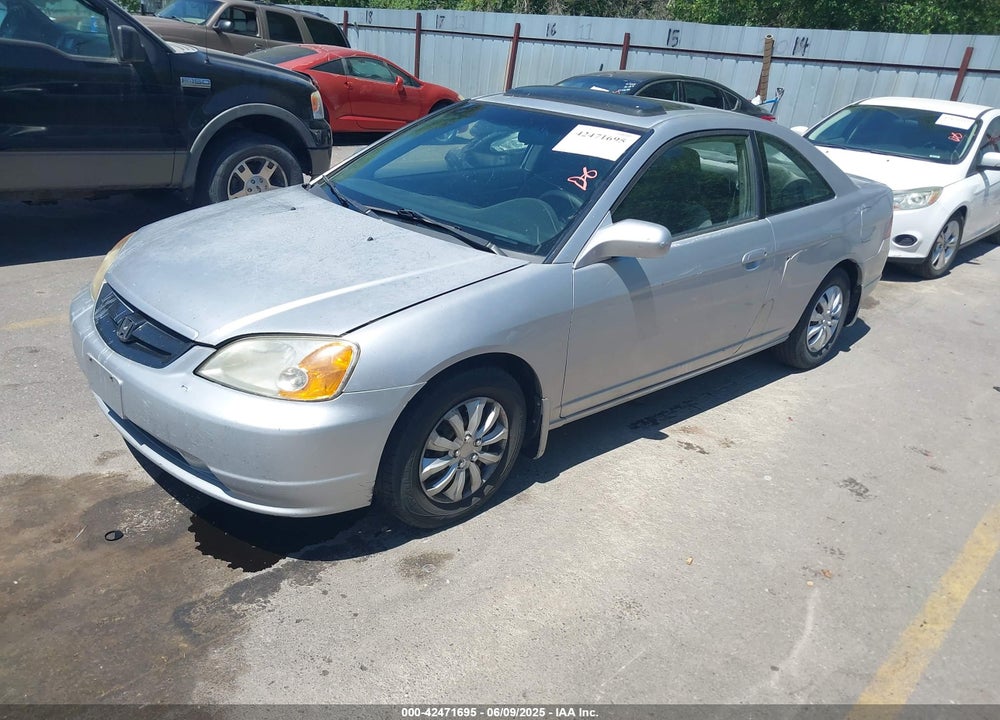 2001 HONDA CIVIC EX VIN: 1HGEM22931L082972