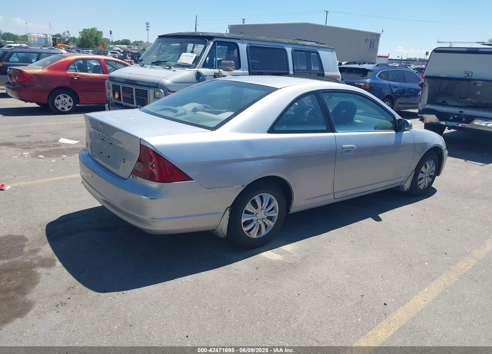 2001 HONDA CIVIC EX VIN: 1HGEM22931L082972