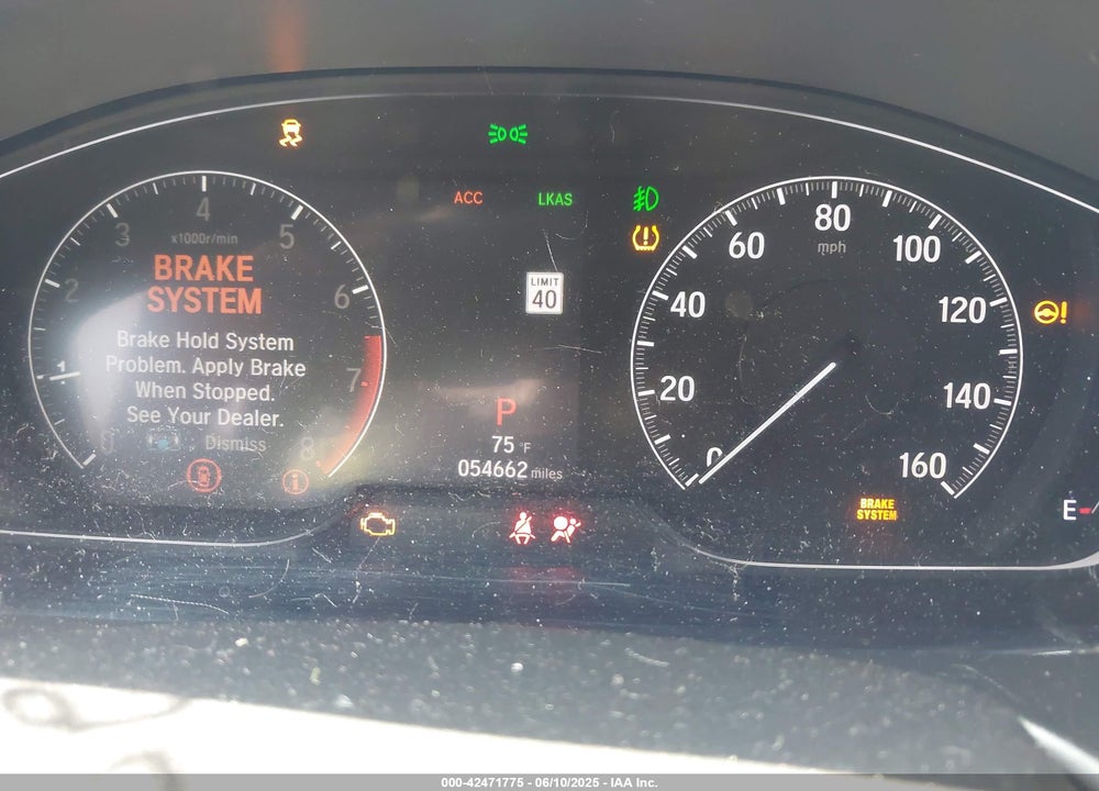 2019 HONDA ACCORD VIN: 1HGCV1F48KA162147