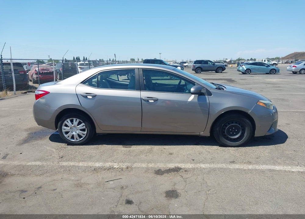 2016 TOYOTA COROLLA VIN: 5YFBURHE6GP373822