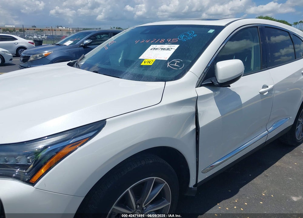 2022 ACURA RDX TECHNOLOGY PACKAGE VIN: 5J8TC1H58NL001382