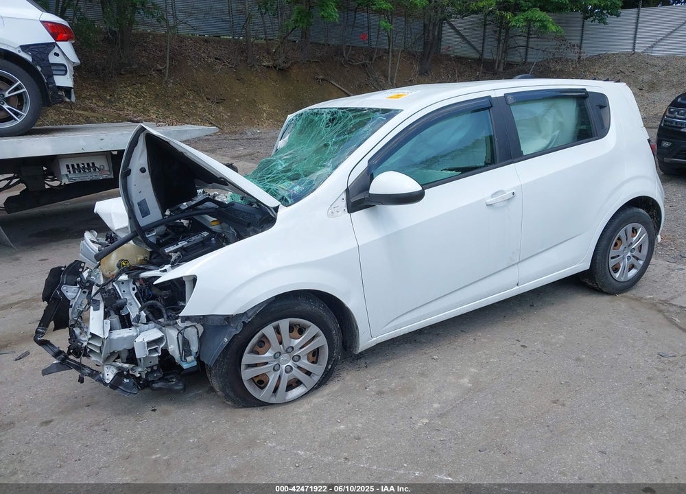 2017 CHEVROLET SONIC VIN: 1G1JG6SH8H4160016