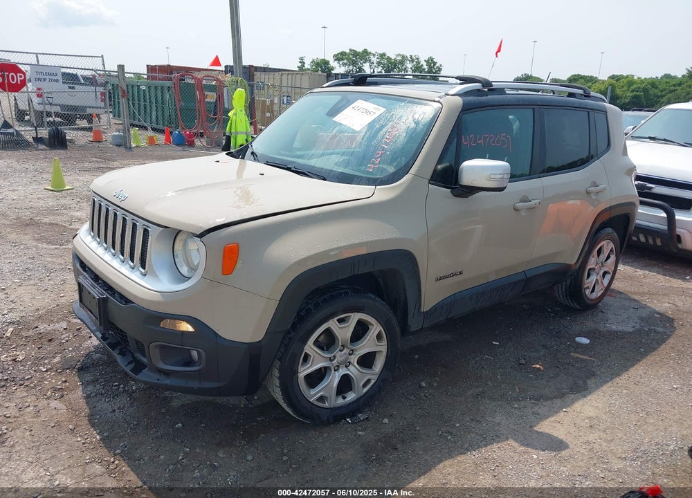 2016 JEEP RENEGADE LIMITED VIN: ZACCJBDT4GPD35969