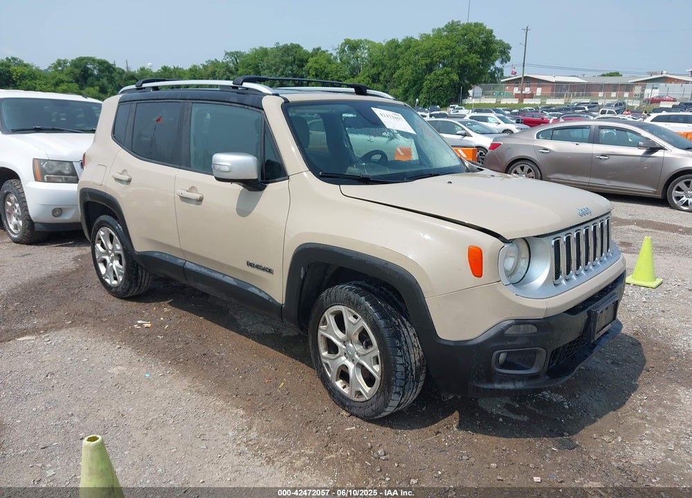 2016 JEEP RENEGADE LIMITED VIN: ZACCJBDT4GPD35969