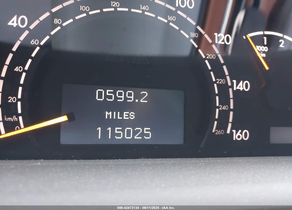 2005 MERCEDES-BENZ CL 500 VIN: WDBPJ75J15A045888