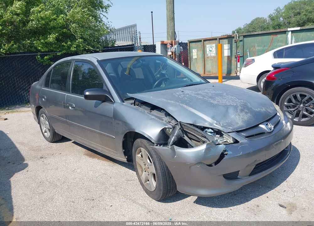 2005 HONDA CIVIC LX VIN: 2HGES16615H616229