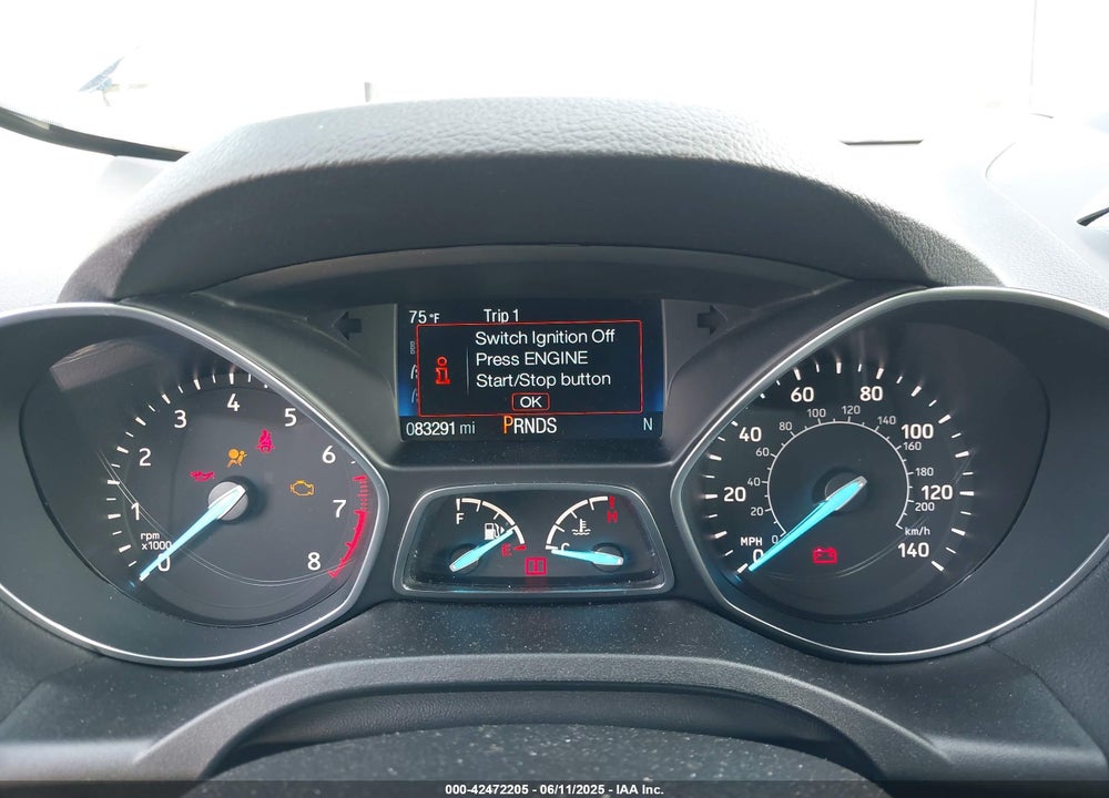 2019 FORD ESCAPE VIN: 1FMCU9J97KUB83990