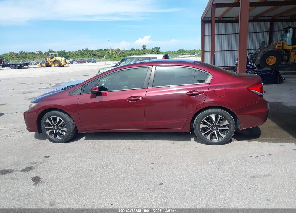 2013 HONDA CIVIC EX VIN: 19XFB2F81DE062131