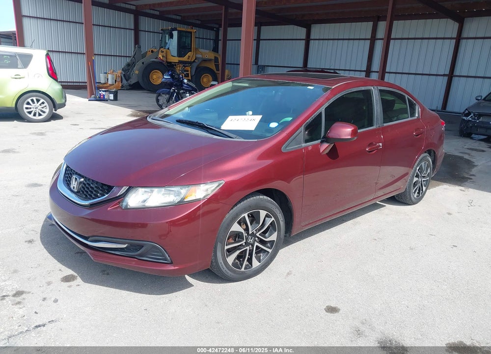 2013 HONDA CIVIC EX VIN: 19XFB2F81DE062131