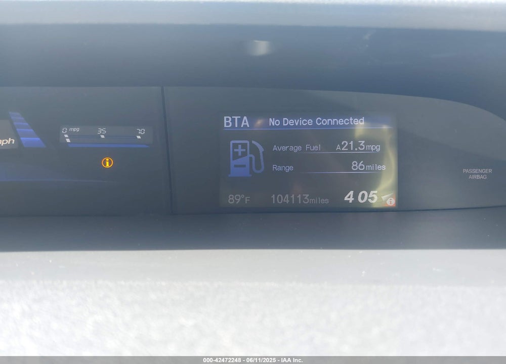 2013 HONDA CIVIC EX VIN: 19XFB2F81DE062131