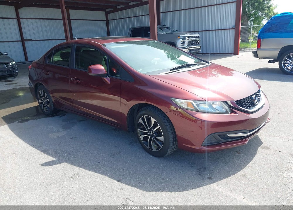 2013 HONDA CIVIC EX VIN: 19XFB2F81DE062131