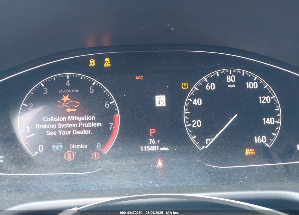 2018 HONDA ACCORD VIN: 1HGCV1F3XJA097940