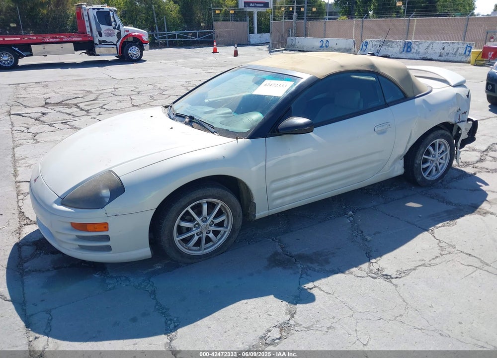 2001 MITSUBISHI ECLIPSE SPYDER GS VIN: 4A3AE45G41E051327