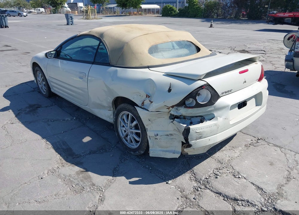 2001 MITSUBISHI ECLIPSE SPYDER GS VIN: 4A3AE45G41E051327