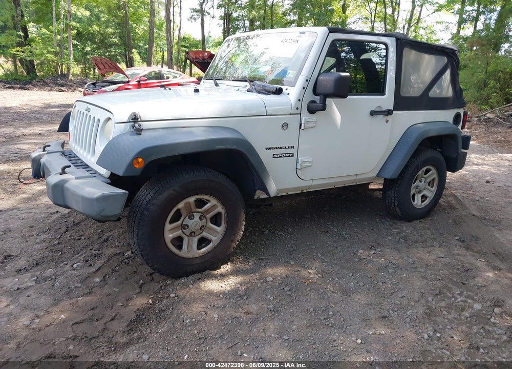 2012 JEEP WRANGLER SPORT VIN: 1C4AJWAG7CL192200