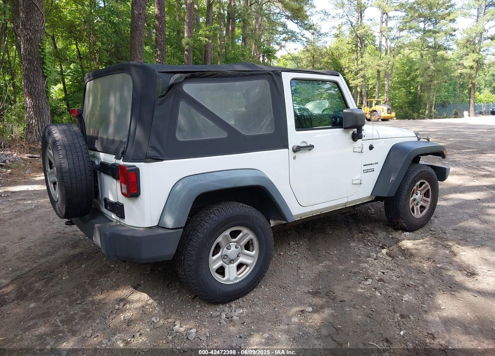 2012 JEEP WRANGLER SPORT VIN: 1C4AJWAG7CL192200