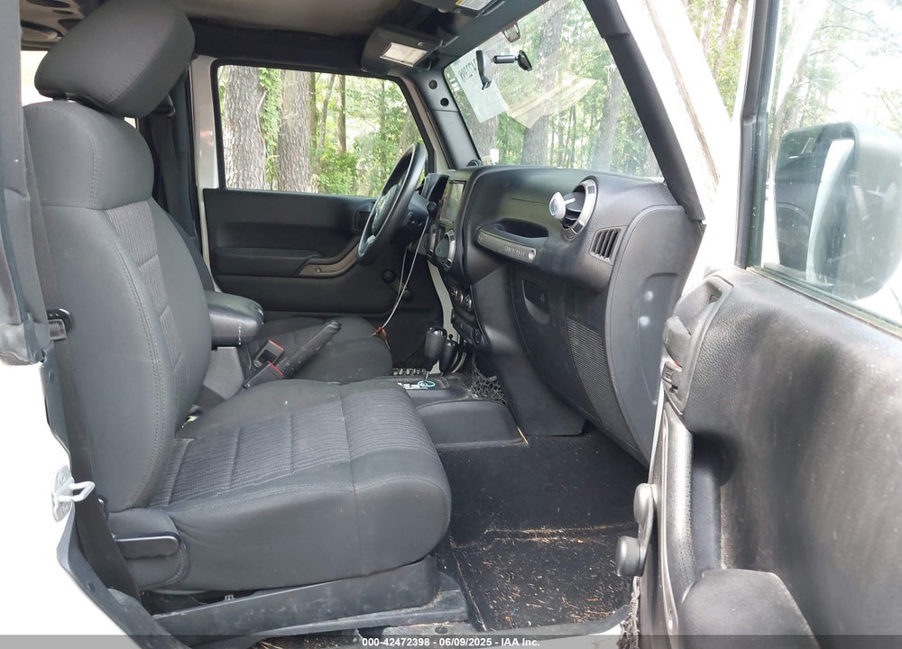 2012 JEEP WRANGLER SPORT VIN: 1C4AJWAG7CL192200