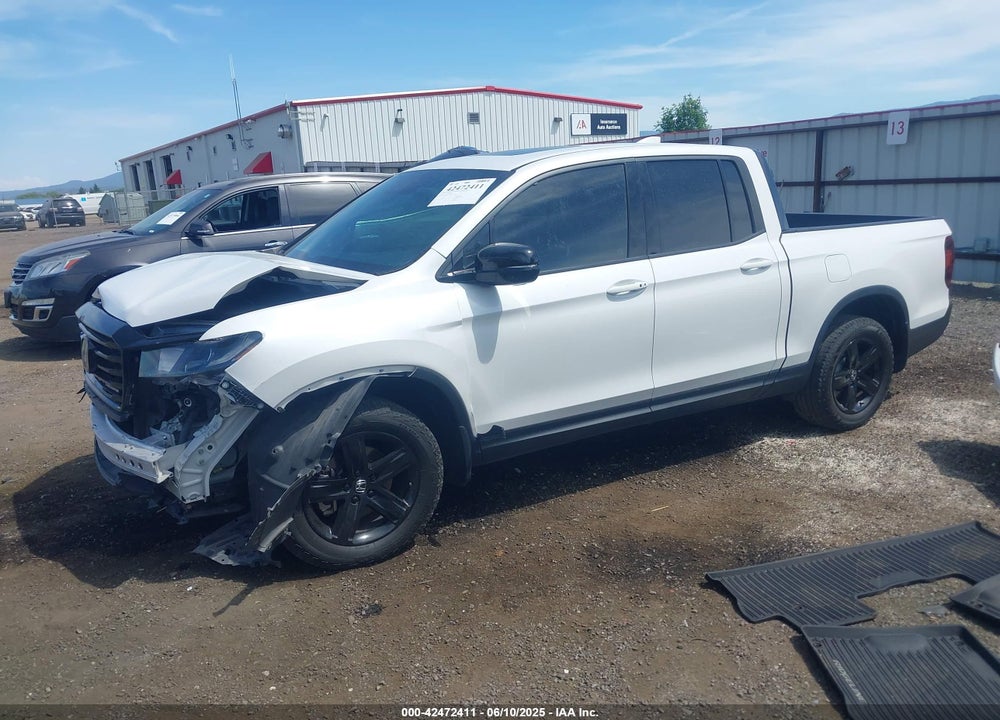 2022 HONDA RIDGELINE BLACK EDITION VIN: 5FPYK3F80NB039490