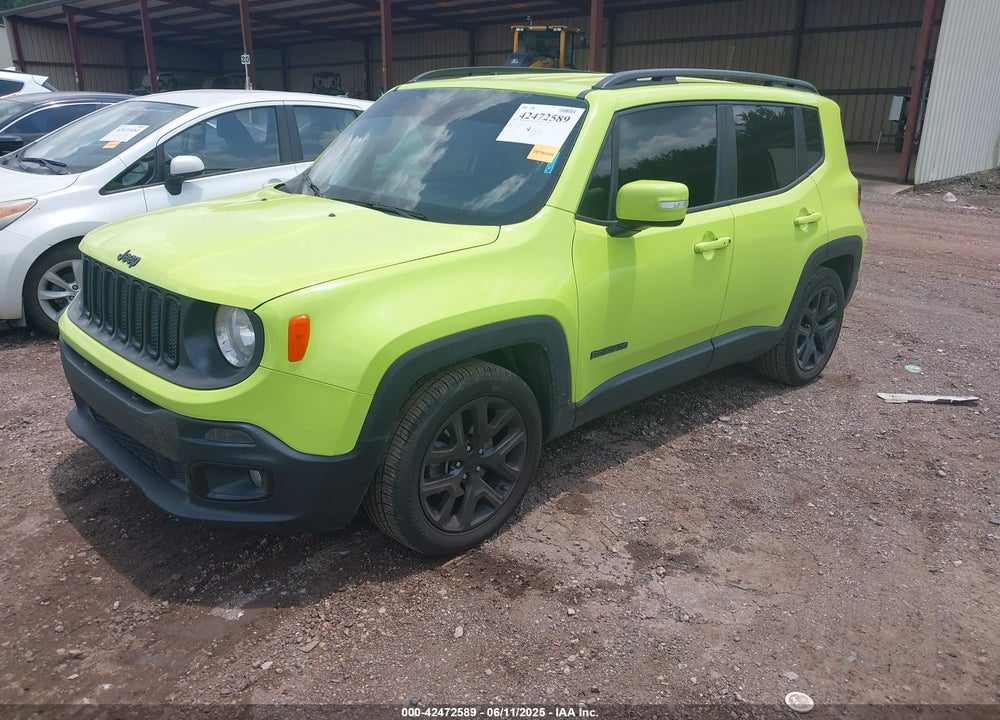 2018 JEEP RENEGADE ALTITUDE FWD VIN: ZACCJABB8JPJ52616