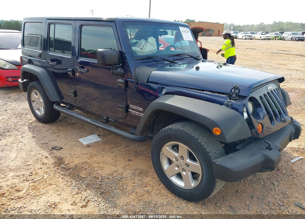 2013 JEEP WRANGLER UNLIMITED SPORT VIN: 1C4BJWDG6DL527495