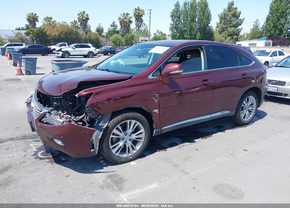 2013 LEXUS RX 450H VIN: JTJZB1BA1D2409354