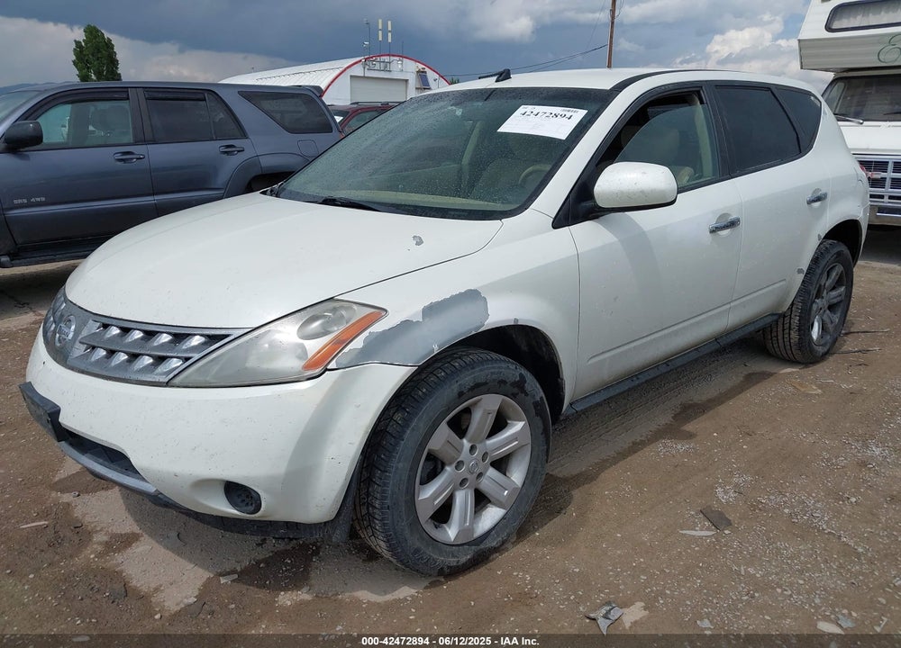 2006 NISSAN MURANO VIN: JN8AZ08W06W524939