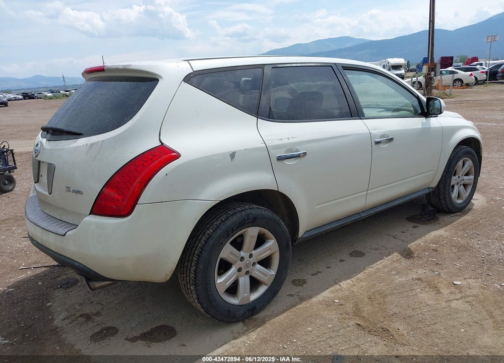 2006 NISSAN MURANO VIN: JN8AZ08W06W524939