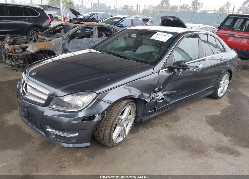 2013 MERCEDES-BENZ C CLASS VIN: WDDGF4HBXDA869284