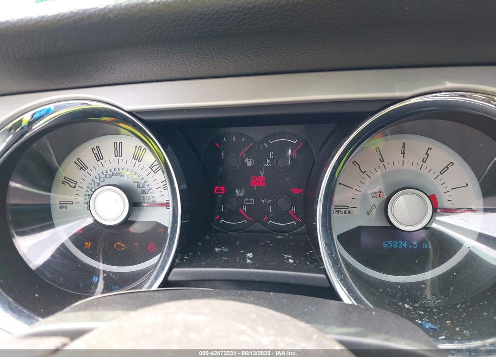 2012 FORD MUSTANG VIN: 1ZVBP8CF1C5200585