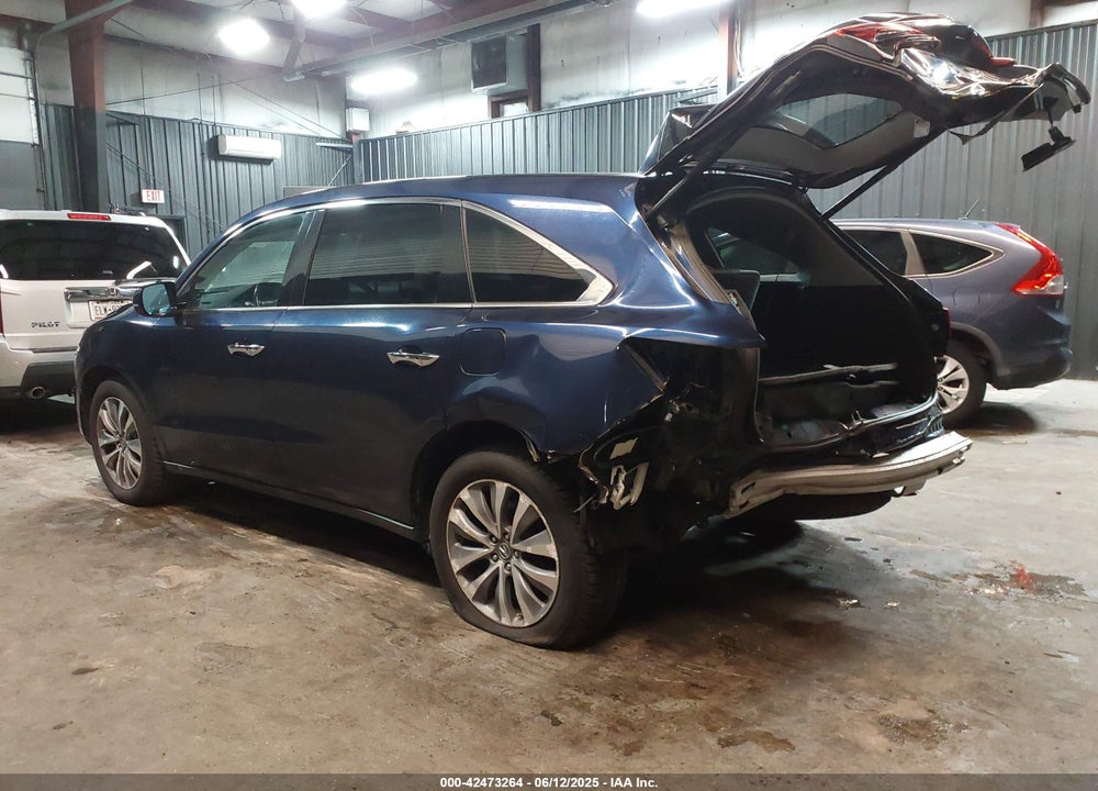 2015 ACURA MDX VIN: 5FRYD4H42FB024671