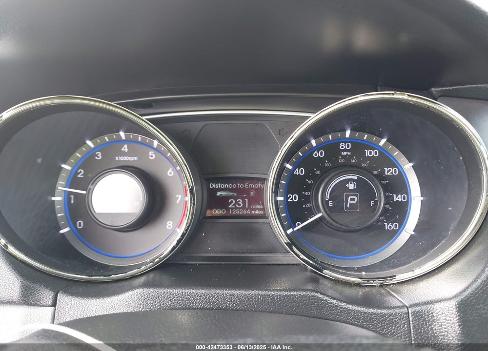 2013 HYUNDAI SONATA VIN: 5NPEB4ACXDH707230