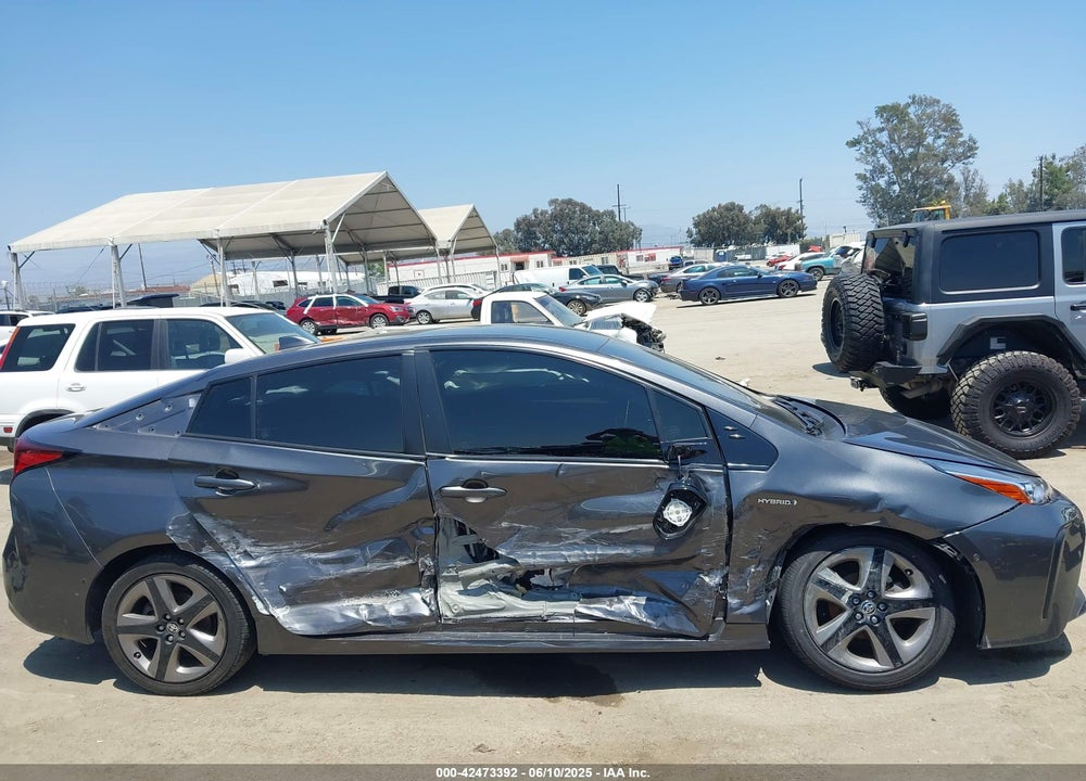2019 TOYOTA PRIUS VIN: JTDKARFU1K3091222