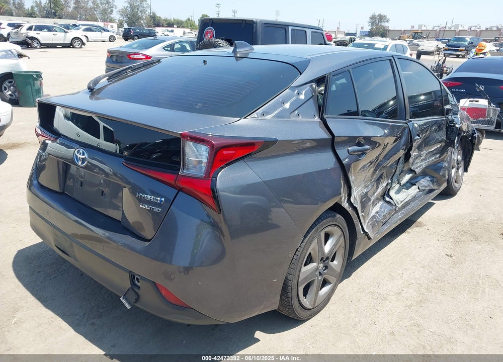 2019 TOYOTA PRIUS VIN: JTDKARFU1K3091222