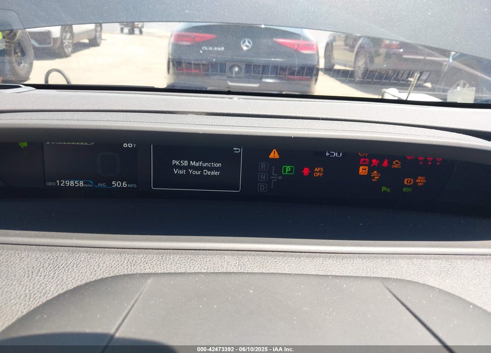 2019 TOYOTA PRIUS VIN: JTDKARFU1K3091222
