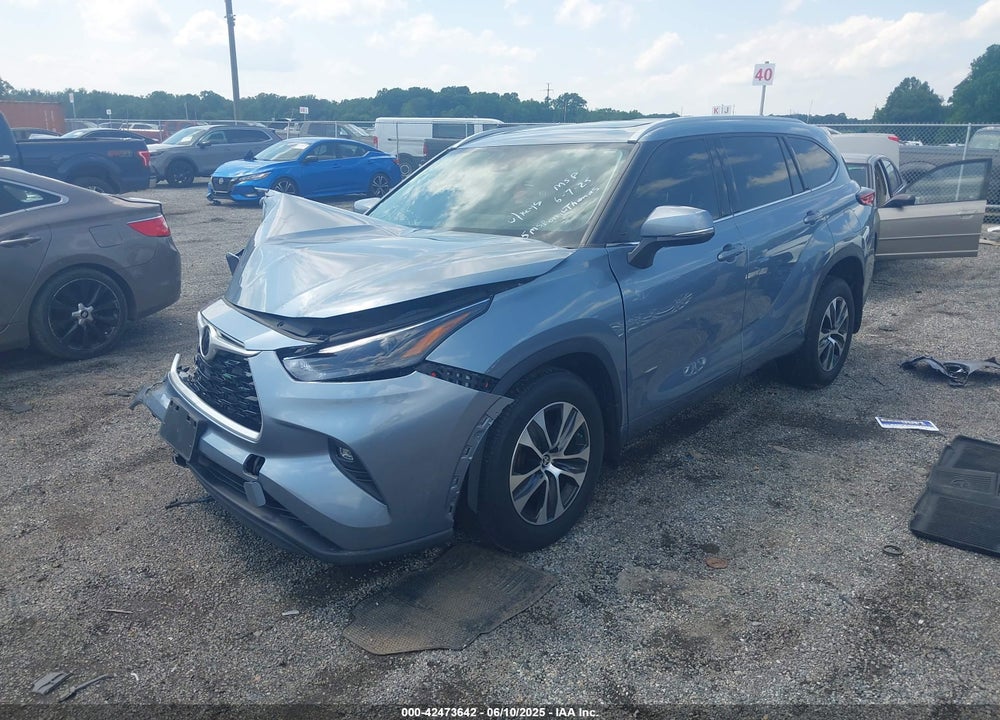 2022 TOYOTA HIGHLANDER VIN: 5TDGZRBH0NS190351