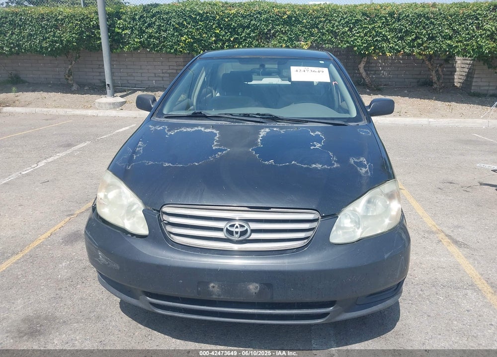 2003 TOYOTA COROLLA LE VIN: JTDBR32E230031425