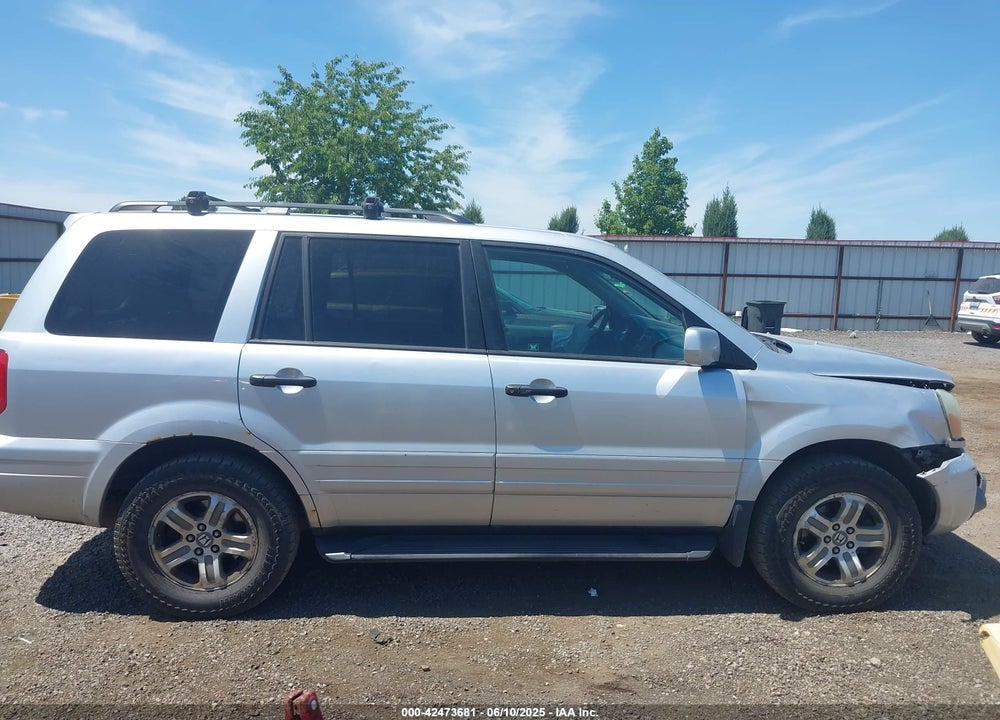 2005 HONDA PILOT EX-L VIN: 5FNYF18595B052680