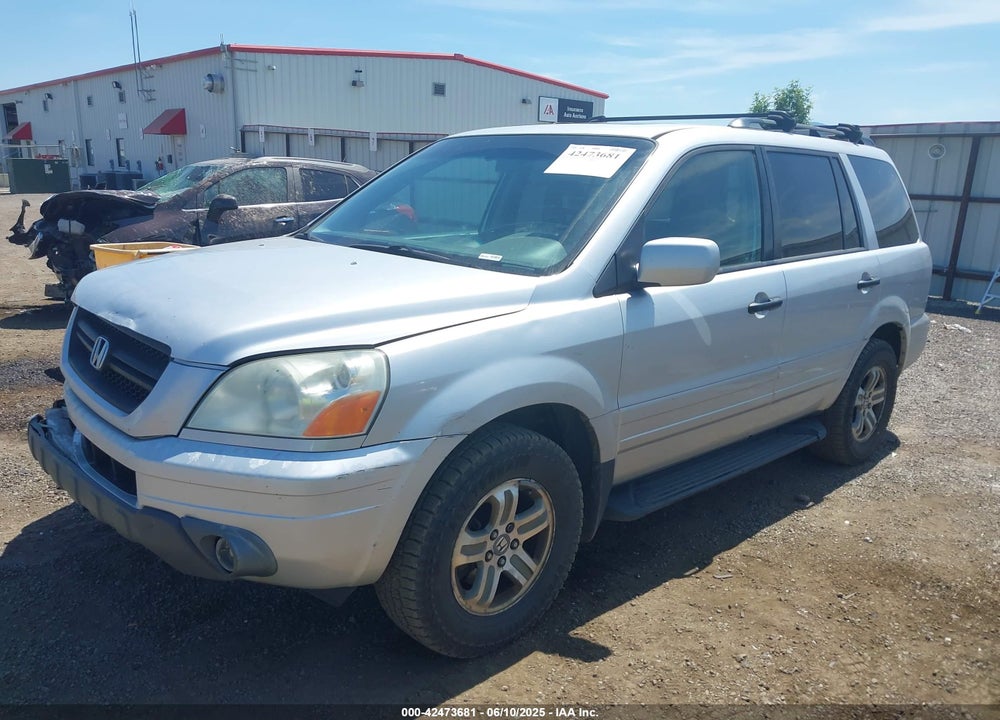 2005 HONDA PILOT EX-L VIN: 5FNYF18595B052680
