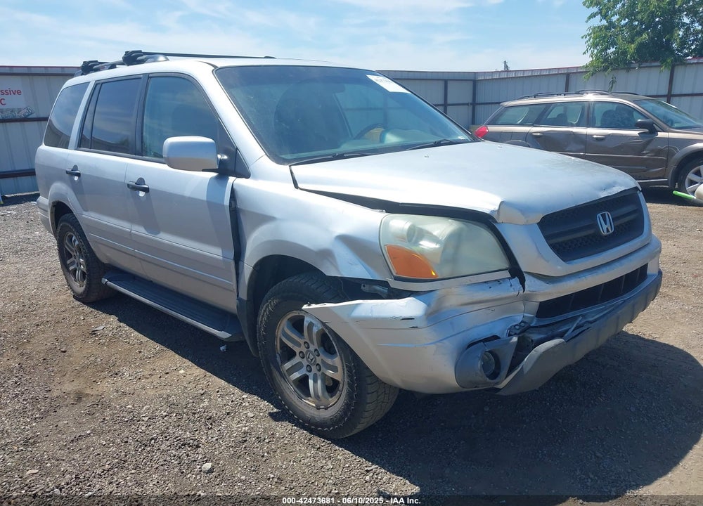2005 HONDA PILOT EX-L VIN: 5FNYF18595B052680