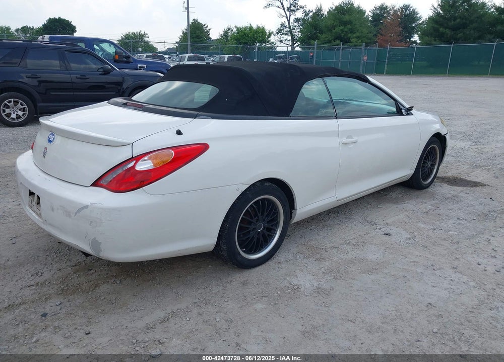 2005 TOYOTA CAMRY SOLARA SE VIN: 4T1FA38P75U044275