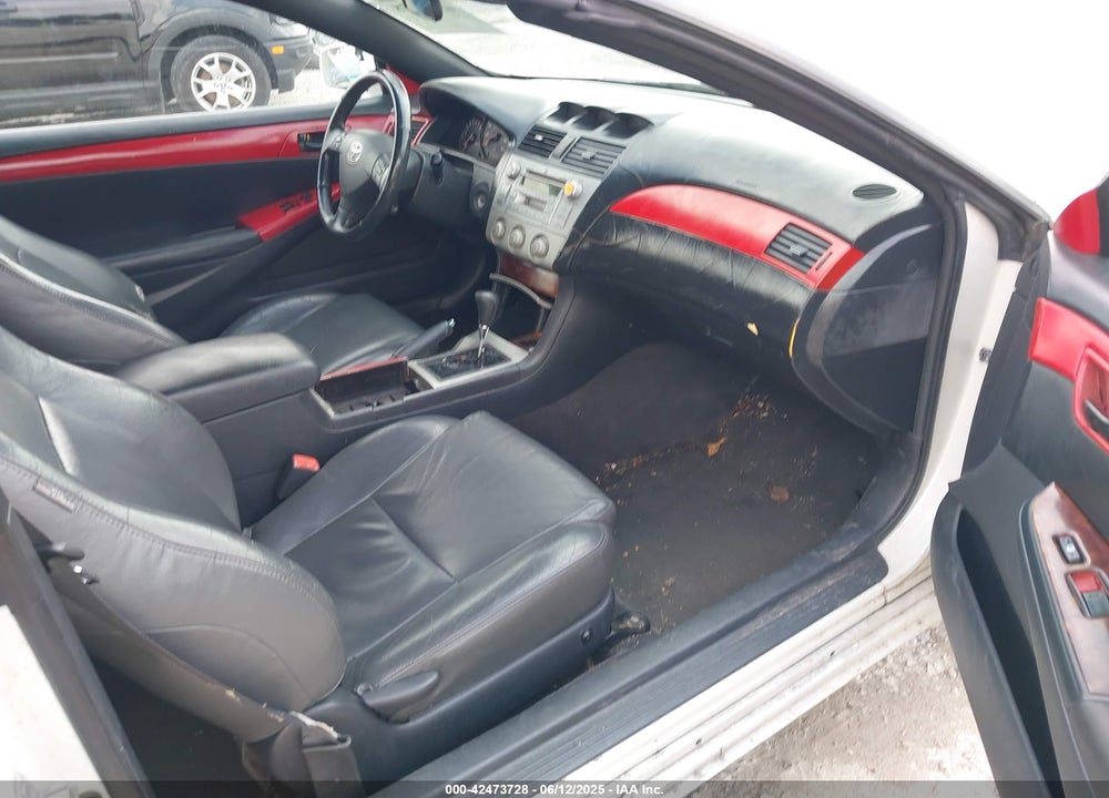 2005 TOYOTA CAMRY SOLARA SE VIN: 4T1FA38P75U044275