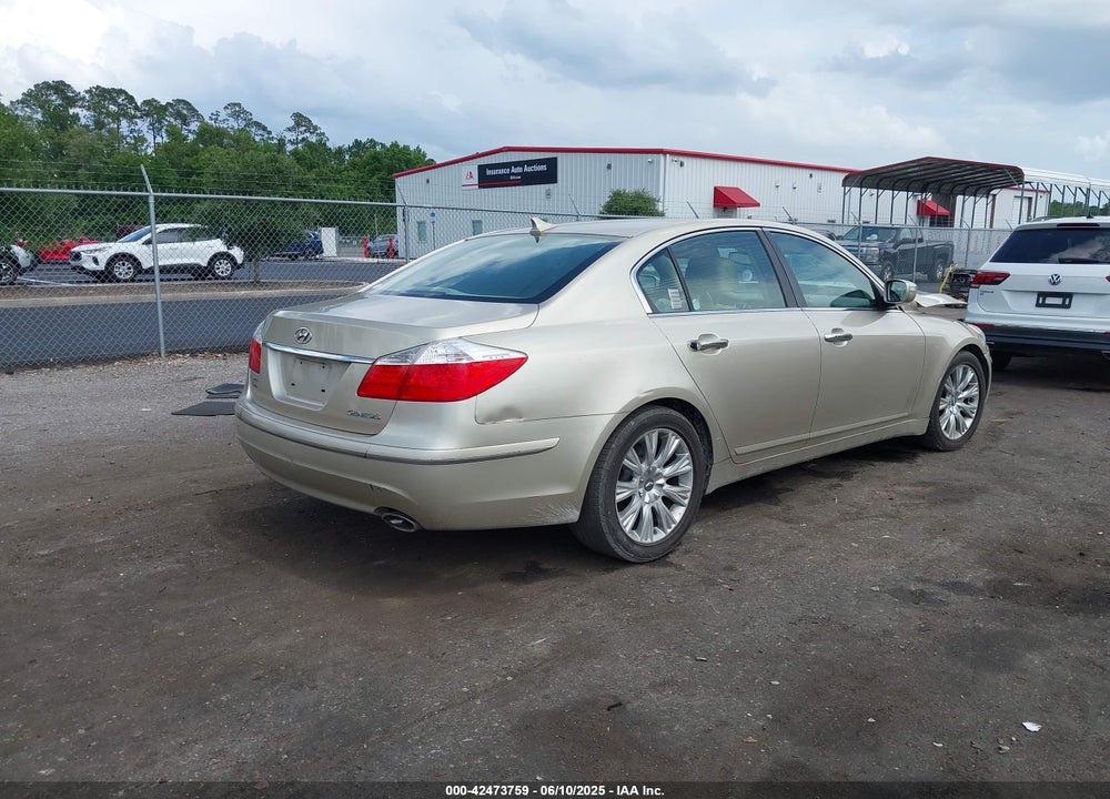 2009 HYUNDAI GENESIS VIN: KMHGC46E99U046394
