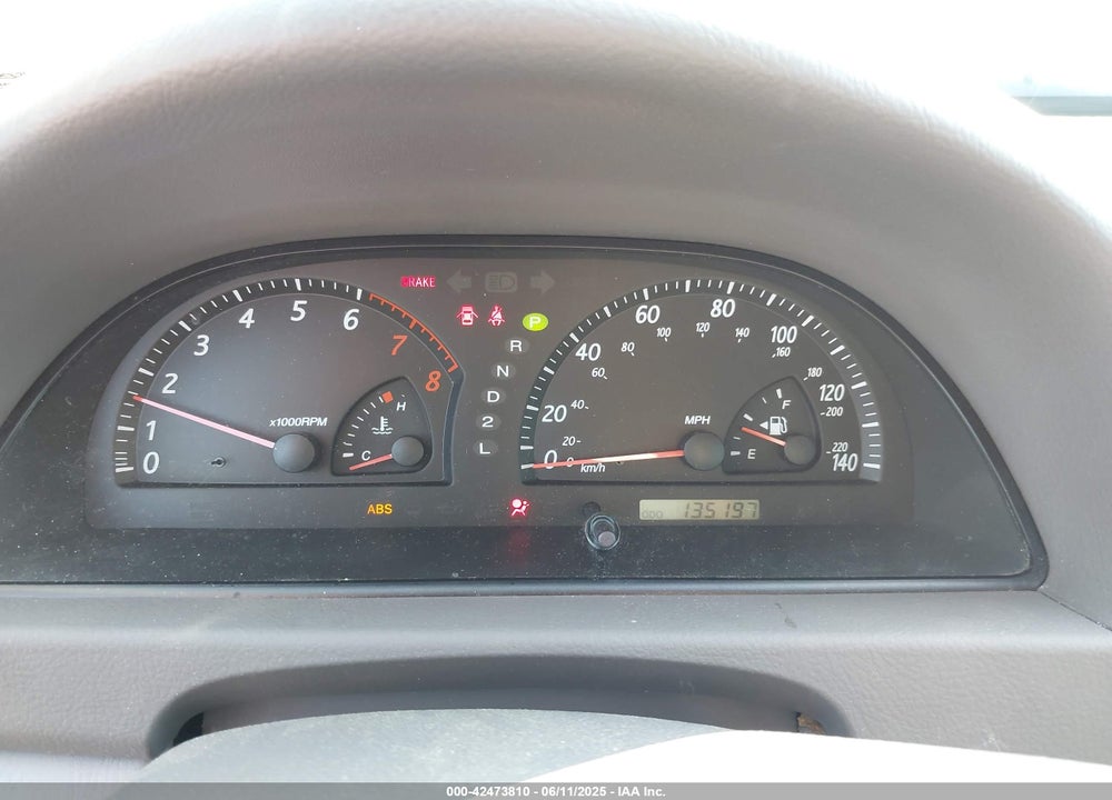 2004 TOYOTA CAMRY LE VIN: 4T1BE32K54U837136