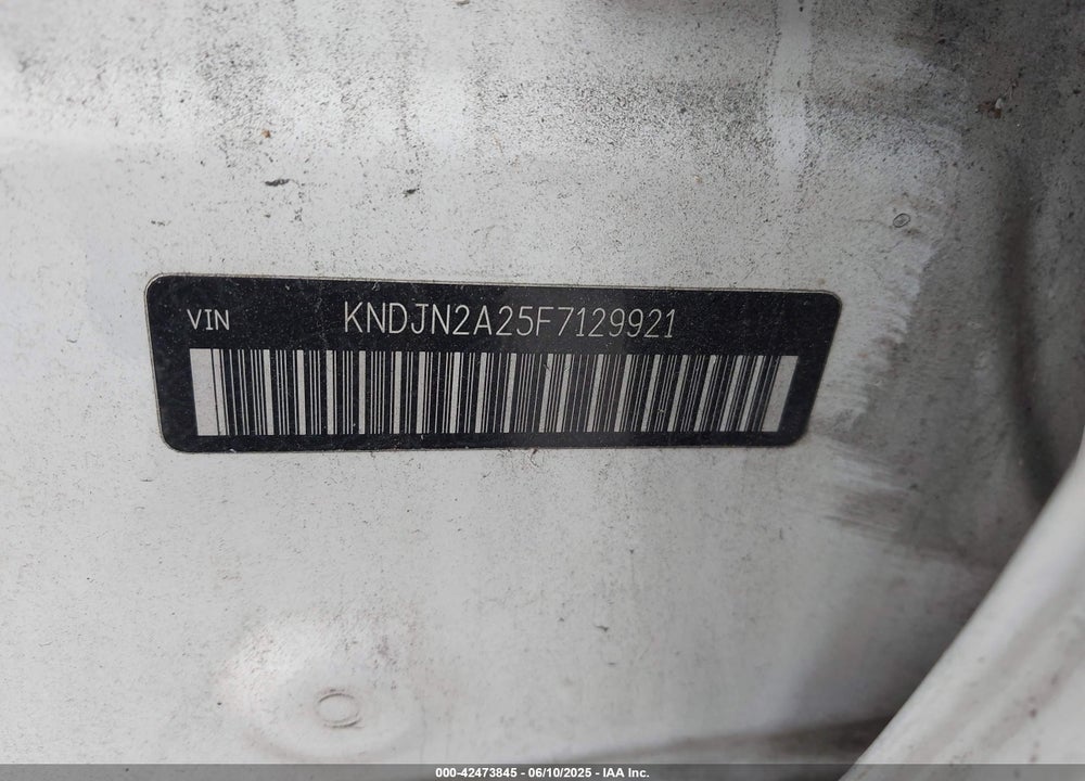 2015 KIA SOUL VIN: KNDJN2A25F7129921