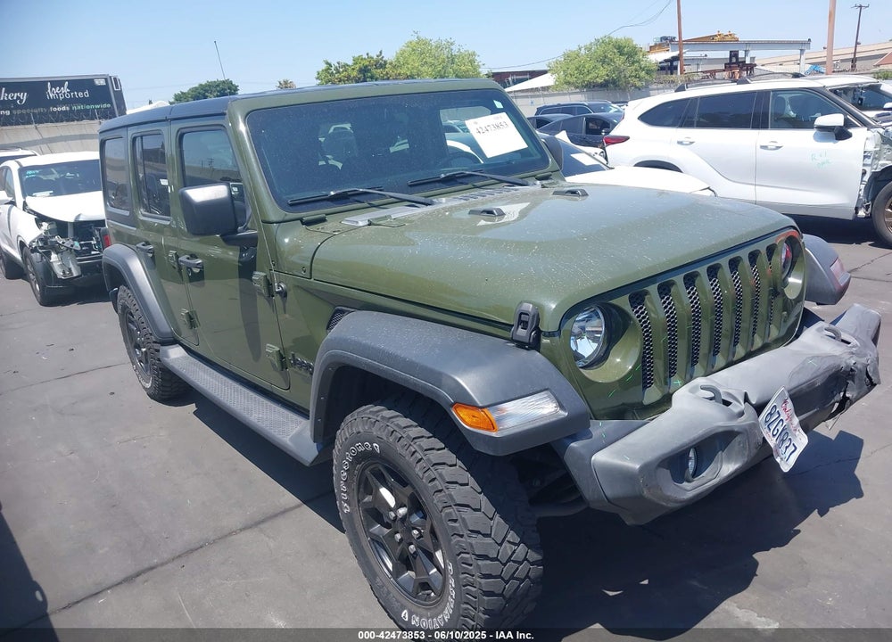 2021 JEEP WRANGLER UNLIMITED VIN: 1C4HJXDG7MW856138