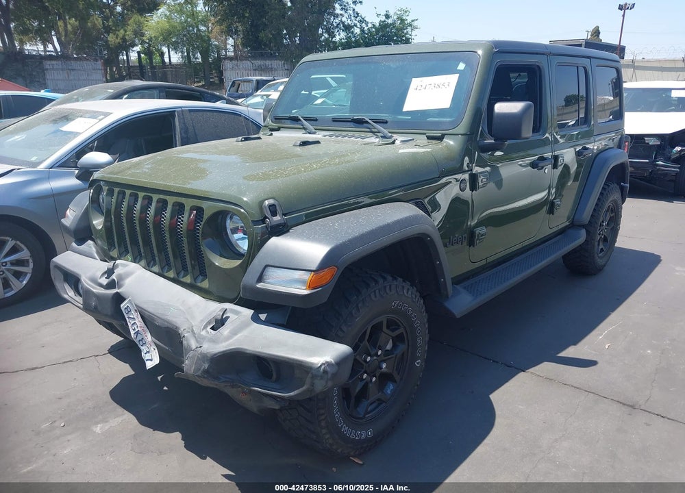 2021 JEEP WRANGLER UNLIMITED VIN: 1C4HJXDG7MW856138