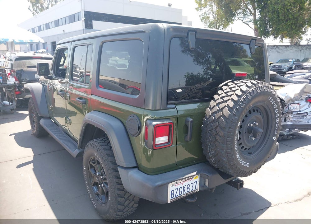 2021 JEEP WRANGLER UNLIMITED VIN: 1C4HJXDG7MW856138