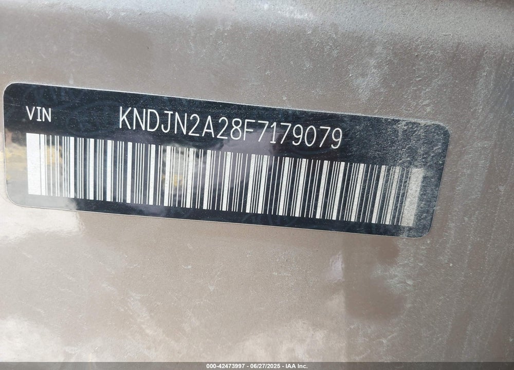 2015 KIA SOUL VIN: KNDJN2A28F7179079
