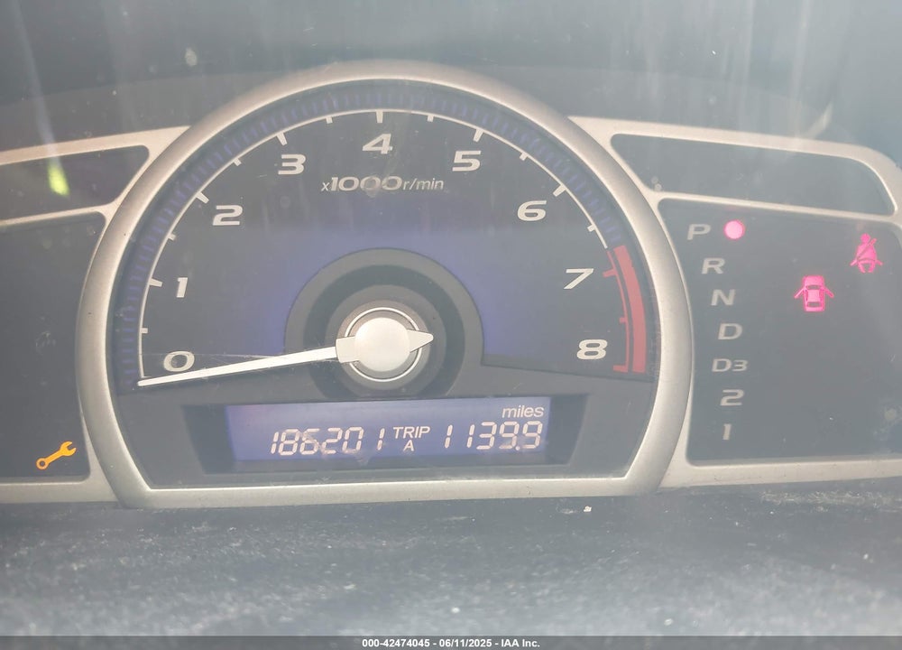 2011 HONDA CIVIC LX VIN: 19XFA1F53BE016588